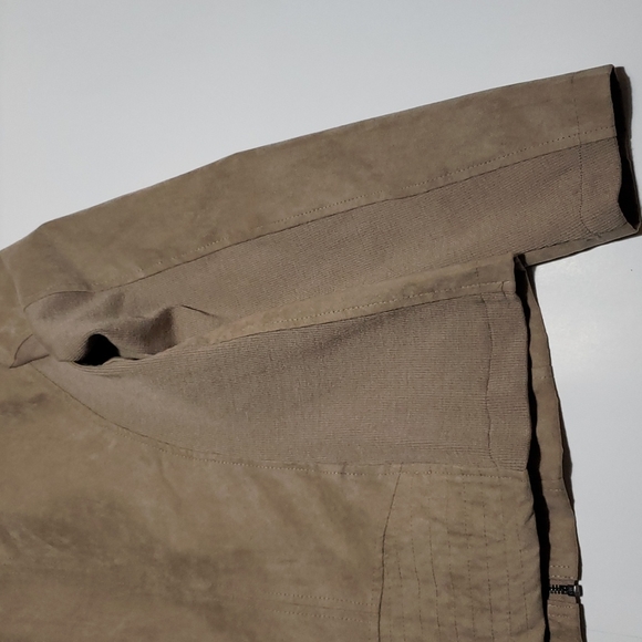 Excellent Condition- Sebby Faux Suede Jacket Tan Taupe Size Small - Picture 4 of 10